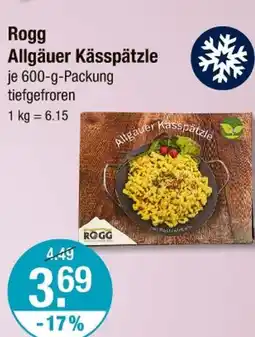 V Markt Rogg allgäuer kässpatzle Angebot