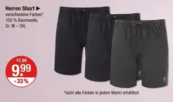 V Markt Herren short Angebot