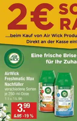 V Markt Air wick freshmatic max nachfüller Angebot