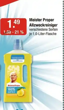 V Markt Meister proper allzweckreiniger Angebot