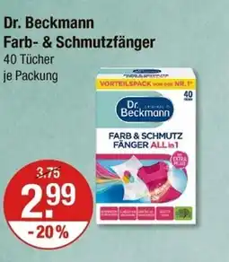 V Markt Dr. beckmann farb- & schmutzfänger Angebot