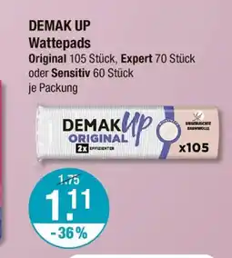 V Markt Demak up wattepads Angebot