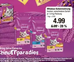 V Markt Whiskas katzennahrung Angebot