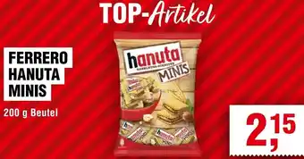 Handelshof Ferrero hanuta minis Angebot