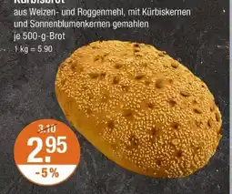 V Markt Kürbisbrot Angebot