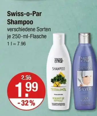 V Markt Swiss-o-par shampoo Angebot