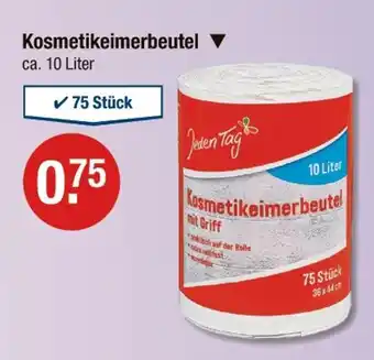 V Markt Jeden tag kosmetikeimerbeutel Angebot