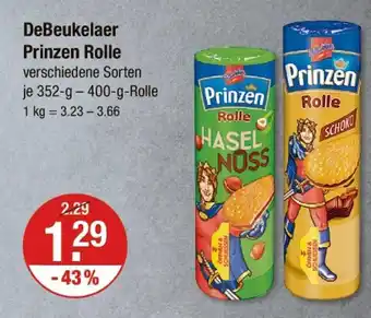 V Markt Debeukelaer prinzen rolle Angebot