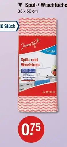 V Markt Jeden tag spül- und wischtuch Angebot