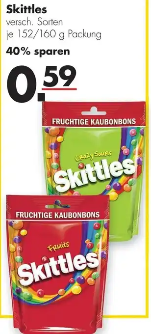 Handelshof Skittles 152/160g Angebot