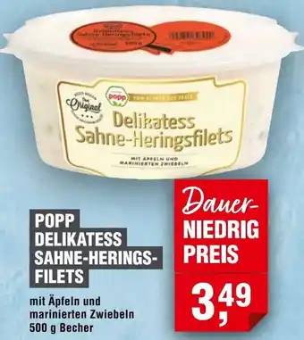 Handelshof Popp delikatess sahne-heringsfilets Angebot