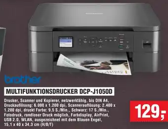 Handelshof Brother multifunktionsdrucker DCP-J1050D Angebot