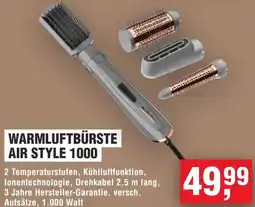 Handelshof Babyliss warmluftbürste air style 1000 Angebot