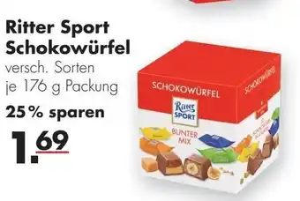 Handelshof Ritter Sport Schokowürfel 176g Angebot