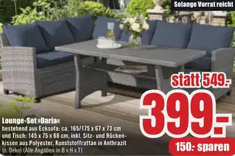 B1 Discount Baumarkt Lounge-Set Daria Angebot