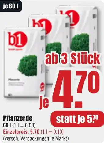 B1 Discount Baumarkt b1 Pflanzerde Angebot