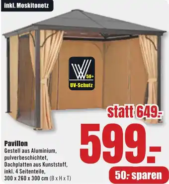 B1 Discount Baumarkt Pavillon Angebot