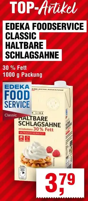 Handelshof Edeka foodservice classic haltbare schlagsahne Angebot