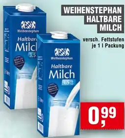 Handelshof Weihenstephan haltbare milch Angebot