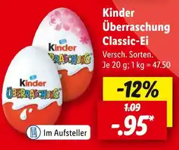 Lidl Kinder überraschung classic-ei Angebot