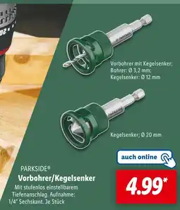 Lidl Parkside vorbohrer oder kegelsenker Angebot