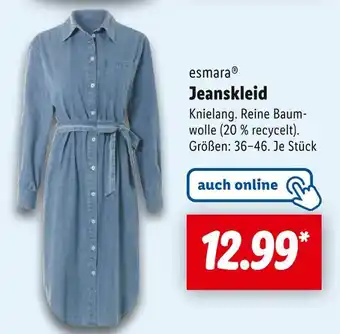 Lidl Esmara jeanskleid Angebot