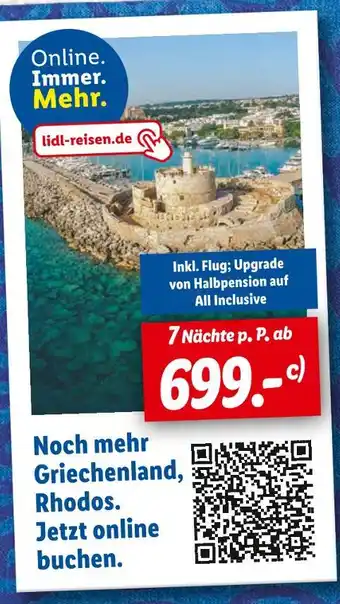 Lidl Lidl-reisen.de griechenland, rhodos Angebot