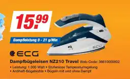 Expert ECG Dampfbügeleisen NZ210 Travel Angebot