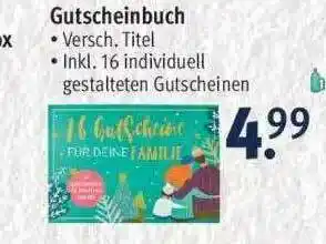 Rossmann Gutscheinbuch Angebot