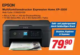 Expert EPSON Multifunktionsdrucker Expression Home XP-3205 Angebot