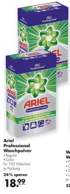 Handelshof Ariel Professional Waschpulver Angebot