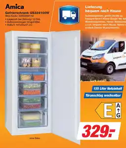 Expert Amica Gefrierschrank GS324100W Angebot