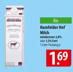 Famila Nord Ost Hamfelder Hof Milch Angebot