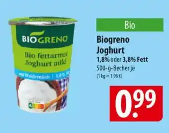 Famila Nord Ost Biogreno Joghurt Angebot