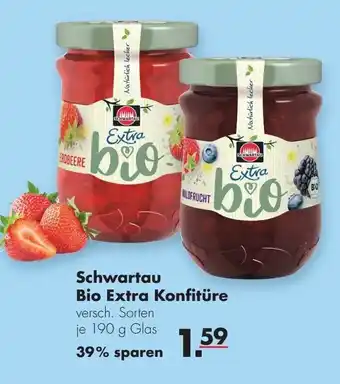 Handelshof Schwartau Bio Extra Konfitüre 190g Angebot