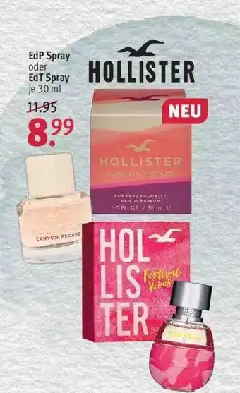 Rossmann Hollister Edp Spray Oder Edt Spray Angebot