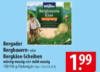 Famila Nord Ost Bergader Bergbauern- oder Bergkäse-Scheiben Angebot