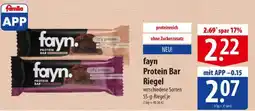 Famila Nord Ost fayn Protein Bar Riegel Angebot