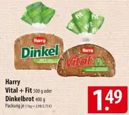 Famila Nord Ost Harry Vital + Fit oder Dinkelbrot Angebot