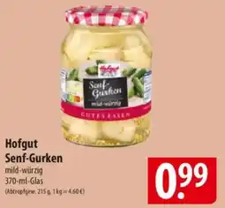 Famila Nord Ost Hofgut Senf-Gurken Angebot