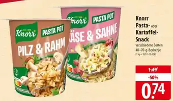 Famila Nord Ost Knorr Pasta- oder Kartoffel- Snack Angebot