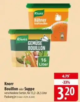 Famila Nord Ost Knorr Bouillon oder Suppe Angebot