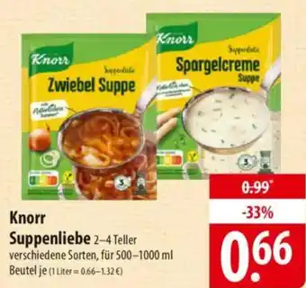 Famila Nord Ost Knorr Suppenliebe 2-4 Teller Angebot