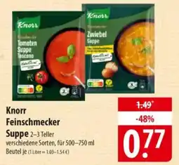 Famila Nord Ost Knorr Feinschmecker Suppe 2-3 Teller Angebot