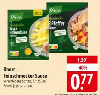 Famila Nord Ost Knorr Feinschmecker Sauce Angebot