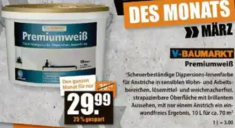 V Baumarkt Premiumweiß Angebot