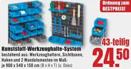 B1 Discount Baumarkt Kunststoff-Werkzeughalte-System Angebot