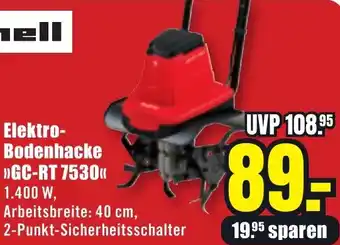 B1 Discount Baumarkt Einhell Elektro Bodenhacke GC-RT 7530 Angebot