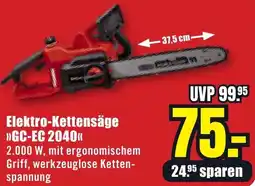 B1 Discount Baumarkt Einhell Elektro-Kettensäge GC-EC 2040 Angebot