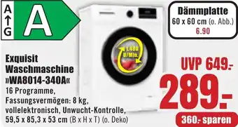 B1 Discount Baumarkt Exquisit Waschmaschine WA8014-340A Angebot